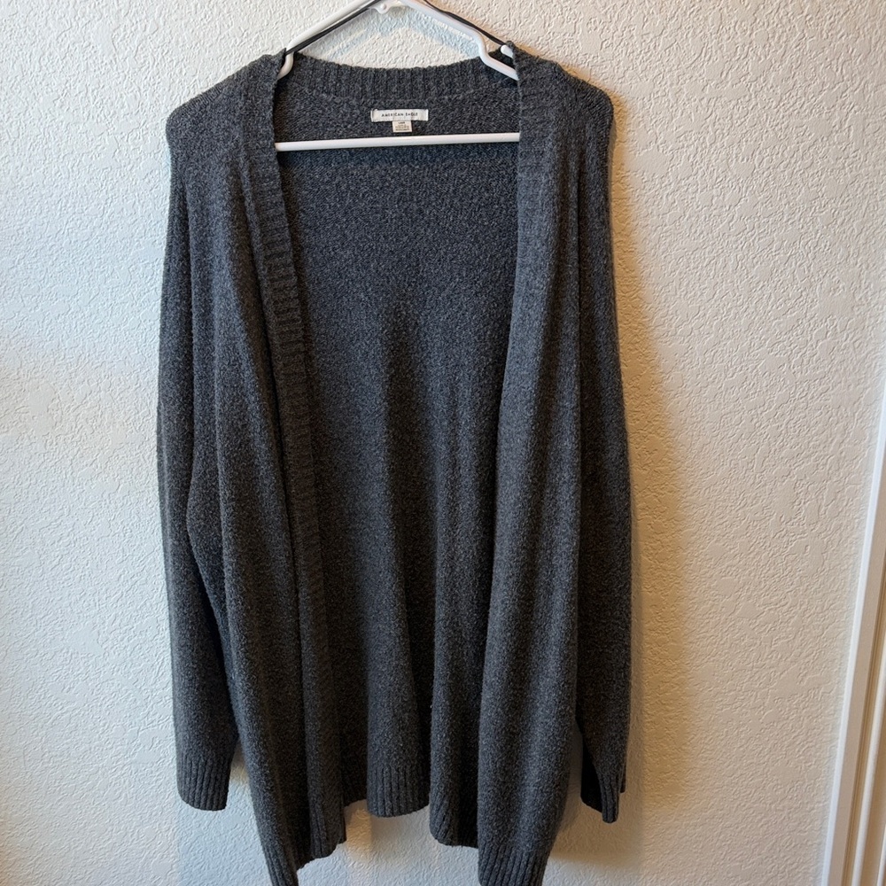 American Eagle Outfitters Charcoal Knit Sweater